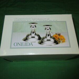Oneida Chippendale Candlestick Set 4.25"